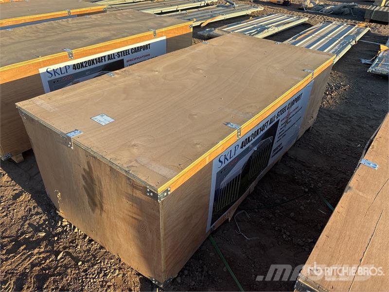  SKLP SK-SC40 20 ft x 40 ft x 14 ft Carport (Unused Čelićni okviri za građevino