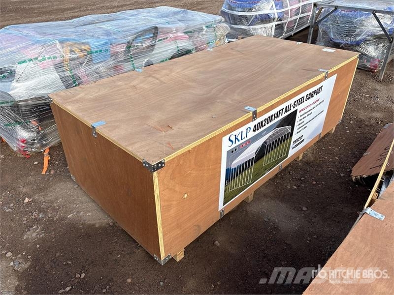 SKLP SK-SC40 20 ft x 40 ft Carport (Unused) Teraskonstruktsiooniga ehitised