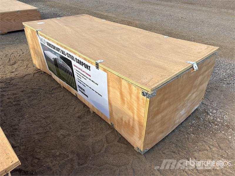 SKLP SK-SC40 20 ft x 40 ft x 14 ft Carport (Unused Teraskonstruktsiooniga ehitised