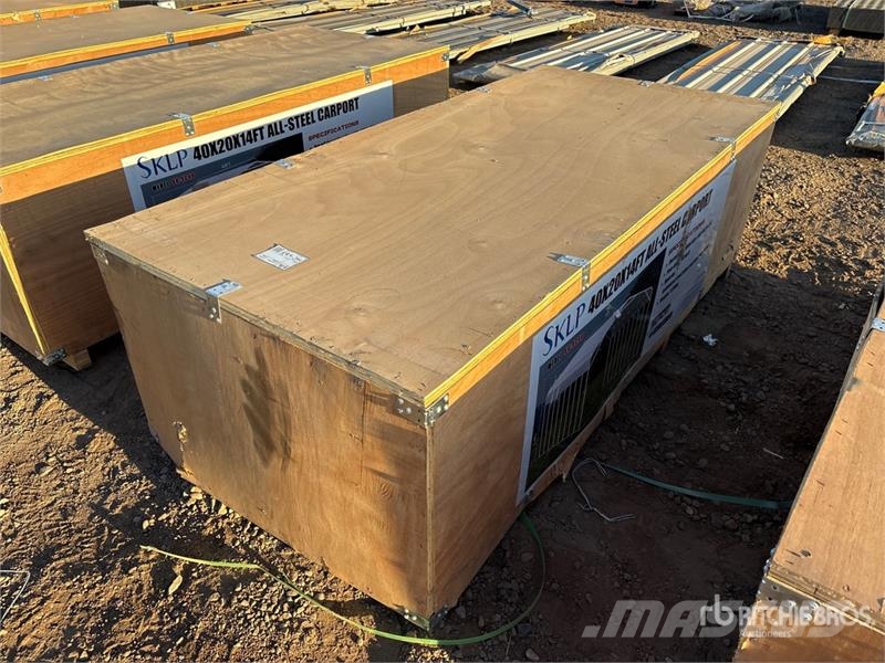 SKLP SK-SC40 20 ft x 40 ft x 14 ft Carport (Unused Stalen constructies