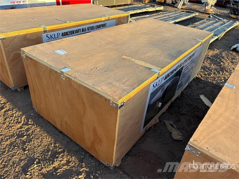 SKLP SK-SC40 20 ft x 40 ft x 14 ft Carport (Unused Stalen constructies