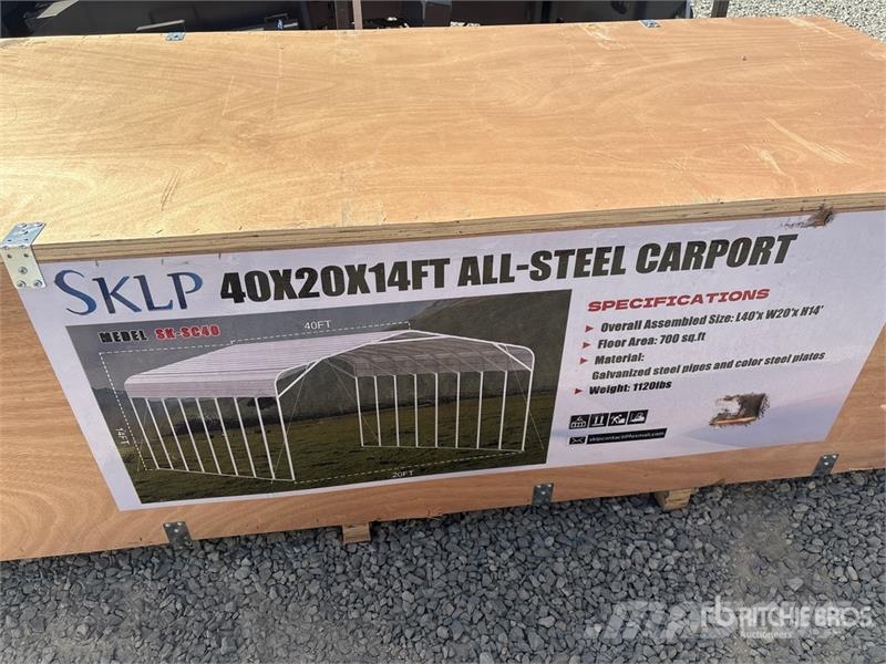 SKLP SK-SC40 20 ft x 40 ft 40 Ft x 20 Ft Carport ( Jeklene gradbene konstrukcije