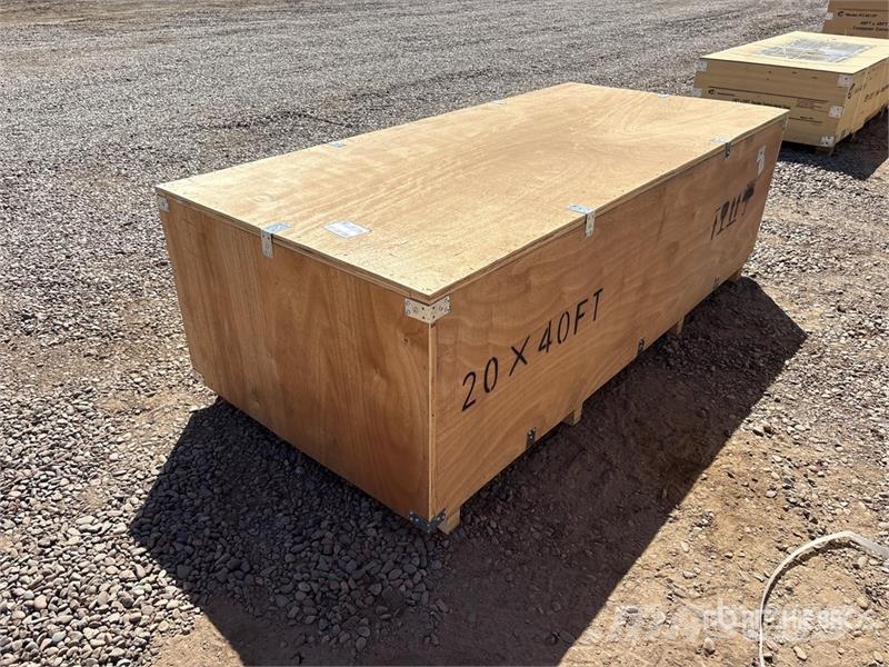 SKLP SK-SC40 20 ft x 40 ft All-Steel Garage Carpor Stålrammer