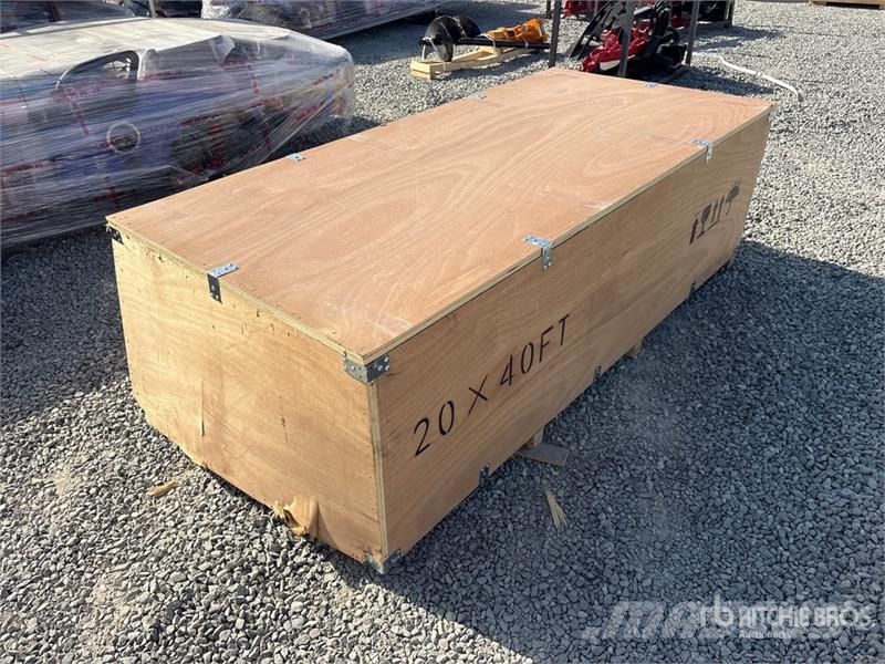 SKLP SK-SC40 40 Ft x 20 Ft Carport (Unused) Stahlrahmenaufbauten