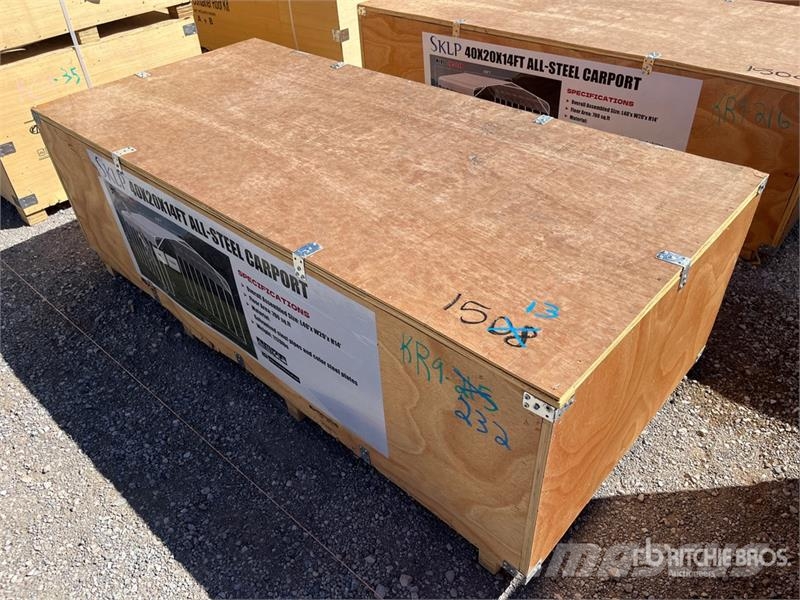 SKLP SK-SC40 40 ft x 20 ft Carport (Unused) Stålrammer