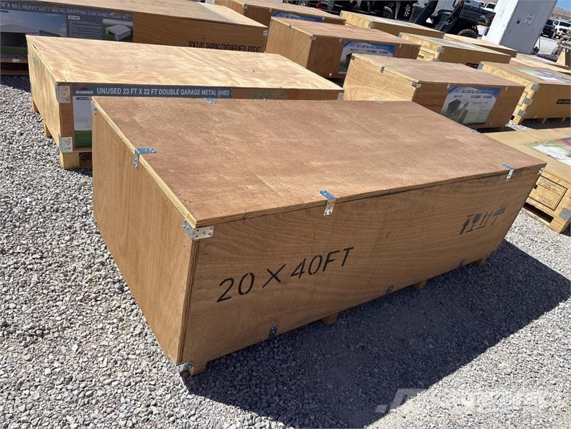 SKLP SK-SC40 40 ft x 20 ft Carport (Unused) Teraskonstruktsiooniga ehitised