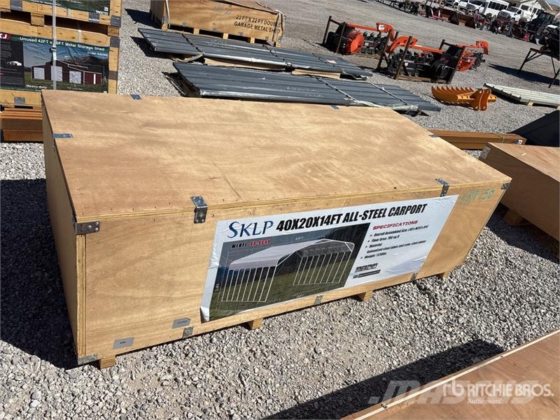 SKLP SK-SC40 40 ft x 20 ft Carport (Unused) Teraskonstruktsiooniga ehitised