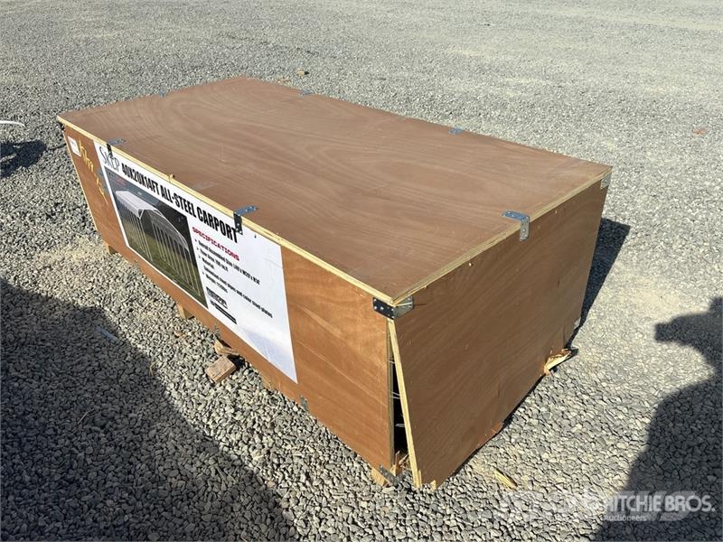 SKLP SK-SC40 40 Ft x 20 Ft Carport (Unused) Stahlrahmenaufbauten