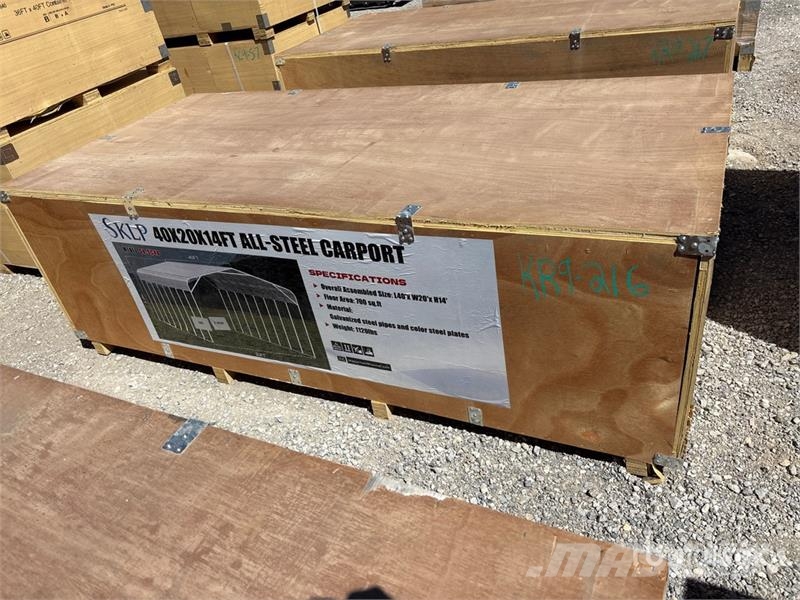 SKLP SK-SC40 40 ft x 20 ft Carport (Unused) Tērauda karkasa ēkas