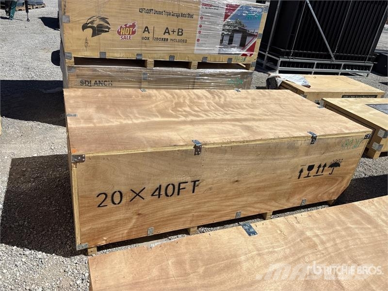  SKLP SK-SC40 40 ft x 20 ft Carport (Unused) Teraskonstruktsiooniga ehitised