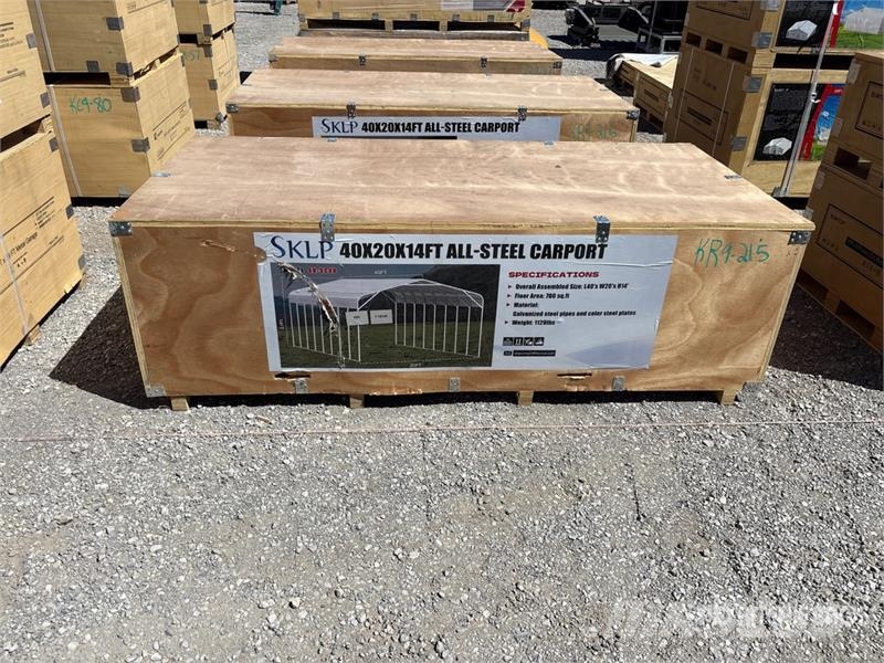 SKLP SK-SC40 40 ft x 20 ft Carport (Unused) Tērauda karkasa ēkas