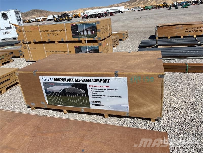 SKLP SK-SC40 40 ft x 20 ft Carport (Unused) Teraskonstruktsiooniga ehitised