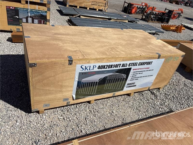 SKLP SK-SC40 40 ft x 20 ft Carport (Unused) Teraskonstruktsiooniga ehitised