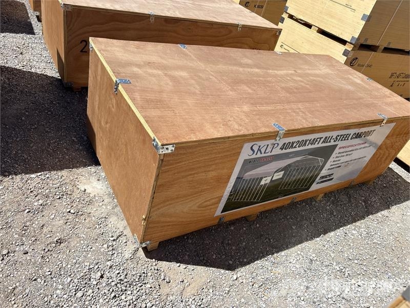  SKLP SK-SC40 40 ft x 20 ft Carport (Unused) Teraskonstruktsiooniga ehitised