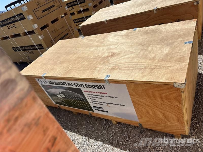  SKLP SK-SC40 40 ft x 20 ft Carport (Unused) Teraskonstruktsiooniga ehitised