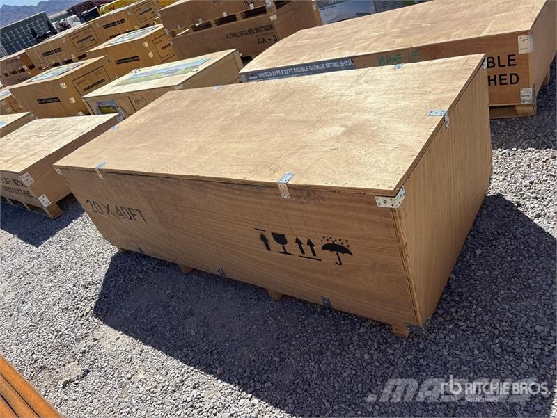 SKLP SK-SC40 40 ft x 20 ft Carport (Unused) Teraskonstruktsiooniga ehitised