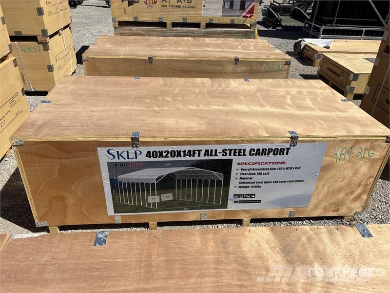 SKLP SK-SC40 40 ft x 20 ft Carport (Unused) Tērauda karkasa ēkas