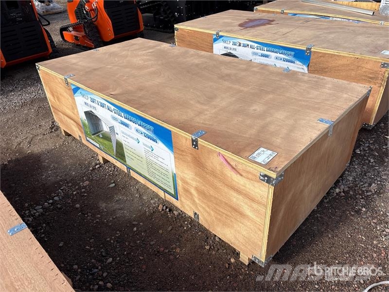 SKLP SK-ZP20 20 ft x 30 ft All-Steel Carport (Unus Teraskonstruktsiooniga ehitised