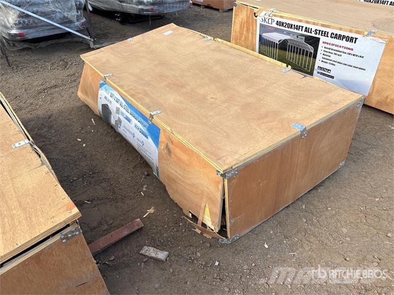 SKLP SK-ZP20 20 ft x 30 ft All-Steel Carport Teraskonstruktsiooniga ehitised
