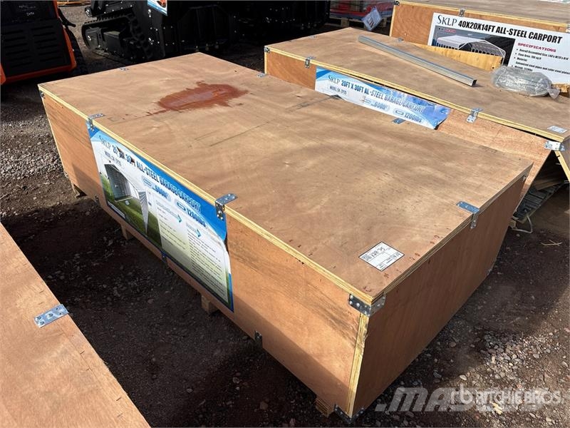 SKLP SK-ZP20 20 ft x 30 ft All-Steel Carport (Unus Teraskonstruktsiooniga ehitised