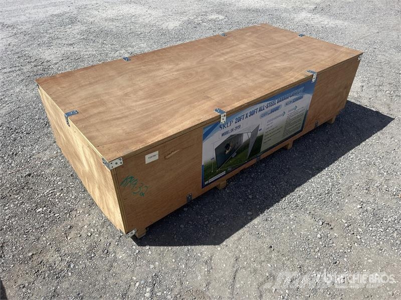 SKLP SK-ZP20 20 ft x 30 ft All-Steel Carport (Unus Jeklene gradbene konstrukcije