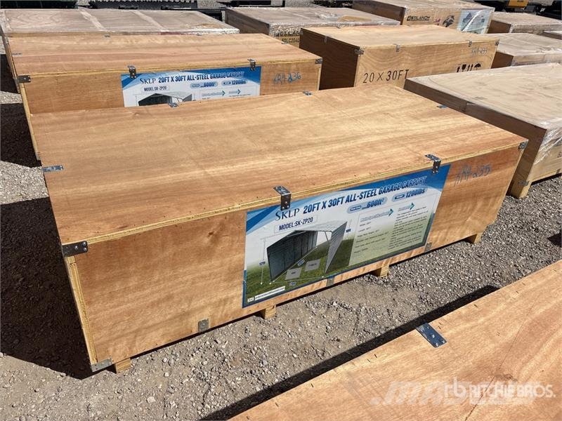  SKLP SK-ZP20 20 ft x 30 ft All-Steel Carport (Unus Teraskonstruktsiooniga ehitised