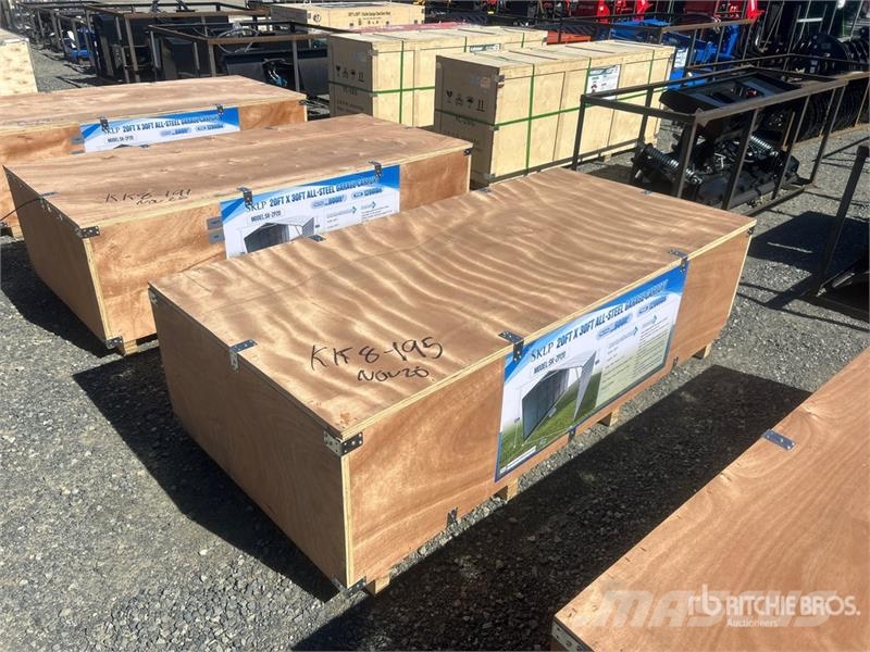 SKLP SK-ZP20 20 ft x 30 ft All-Steel Enclosed Carp Acélszerkezetes épületek