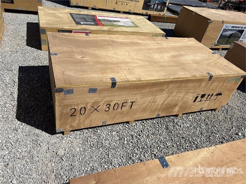 SKLP SK-ZP20 20 ft x 30 ft All-Steel Carport (Unus Teraskonstruktsiooniga ehitised