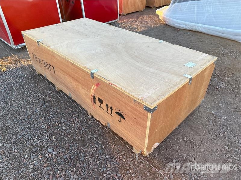SKLP SK-ZP20 20 ft x 30 ft x 10 ft All-Steel Carpo Stalen constructies