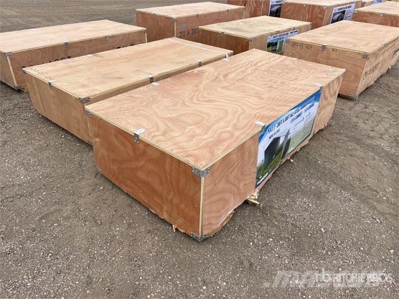  SKLP SK-ZP20 20 ft x 30 ft All-Steel Carport (Unus Stahlrahmenaufbauten