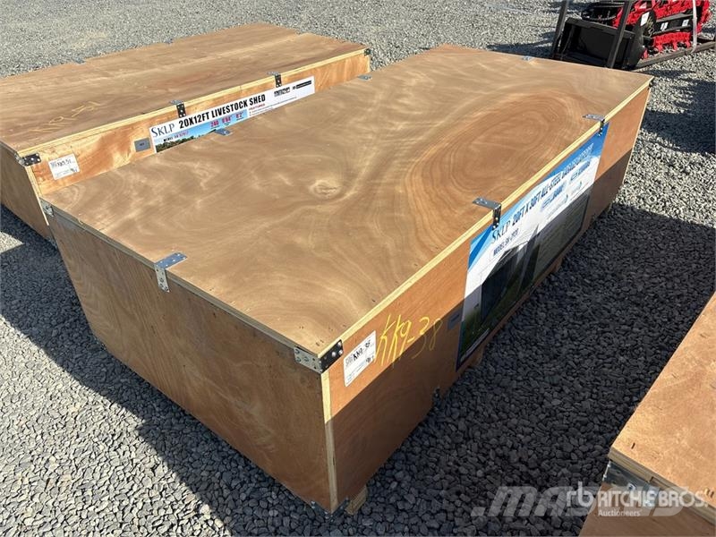 SKLP SK-ZP20 20 ft x 30 ft All-Steel Carport (Unus Stahlrahmenaufbauten