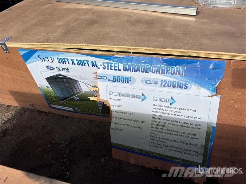 SKLP SK-ZP20 20 ft x 30 ft x 12 ft All-Steel Carpo Čelićni okviri za građevino