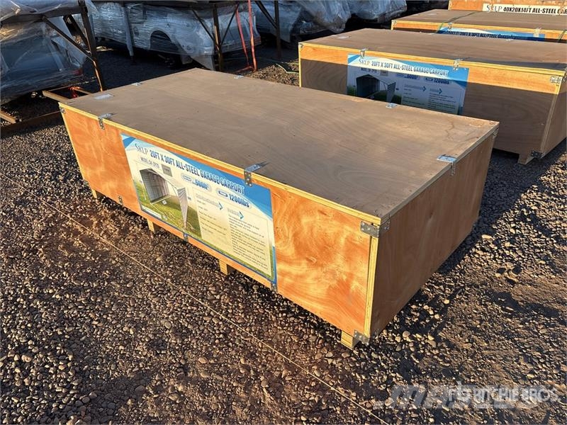 SKLP SK-ZP20 20 ft x 30 ft x 10 ft All-Steel Carpo Stalen constructies