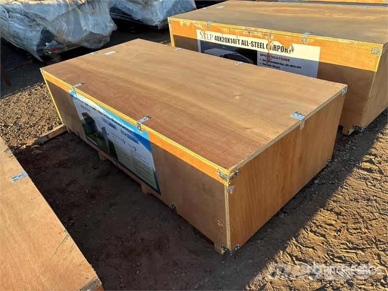 SKLP SK-ZP20 20 ft x 30 ft x 10 ft All-Steel Carpo Stalen constructies