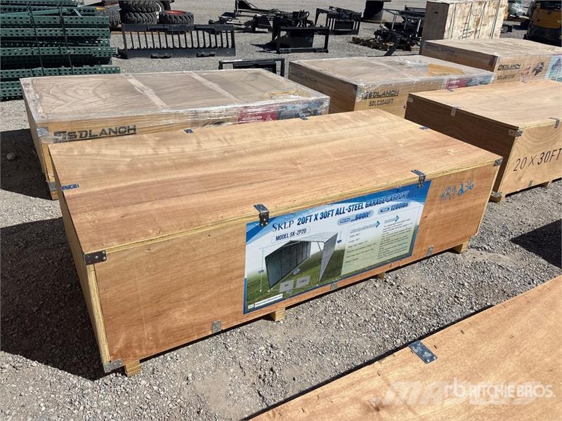  SKLP SK-ZP20 20 ft x 30 ft All-Steel Carport (Unus Teraskonstruktsiooniga ehitised