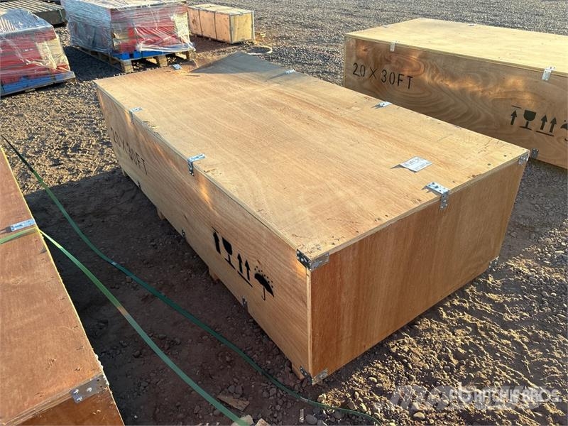 SKLP SK-ZP20 20 ft x 30 ft x 10 ft All-Steel Carpo Stalen constructies