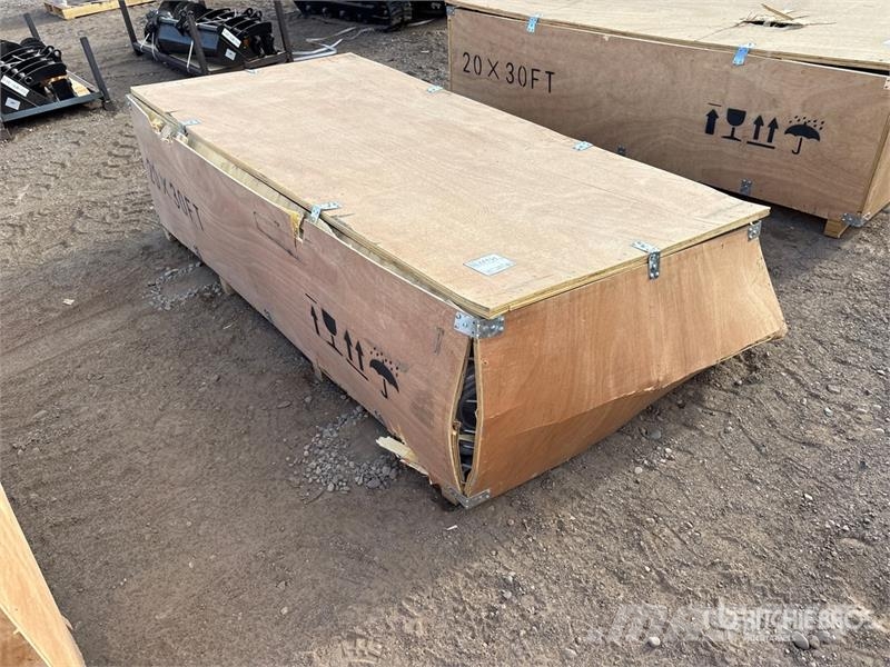 SKLP SK-ZP20 20 ft x 30 ft All-Steel Carport Teraskonstruktsiooniga ehitised
