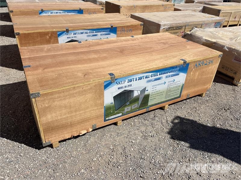  SKLP SK-ZP20 20 ft x 30 ft All-Steel Carport (Unus Teraskonstruktsiooniga ehitised