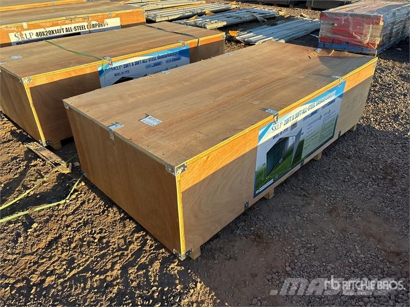 SKLP SK-ZP20 20 ft x 30 ft x 10 ft All-Steel Carpo Stalen constructies