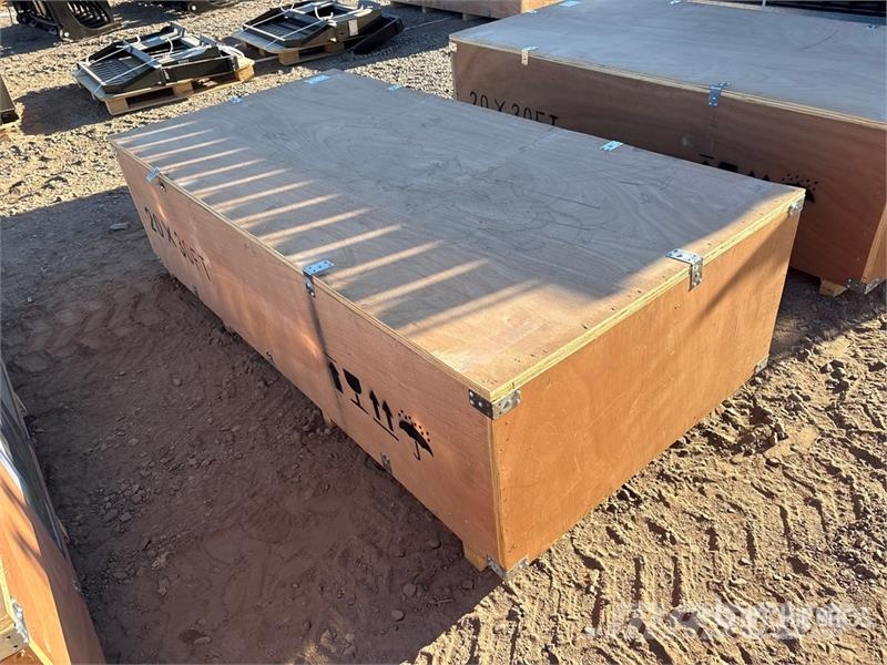 SKLP SK-ZP20 20 ft x 30 ft All-Steel Carport (Unus Stalen constructies