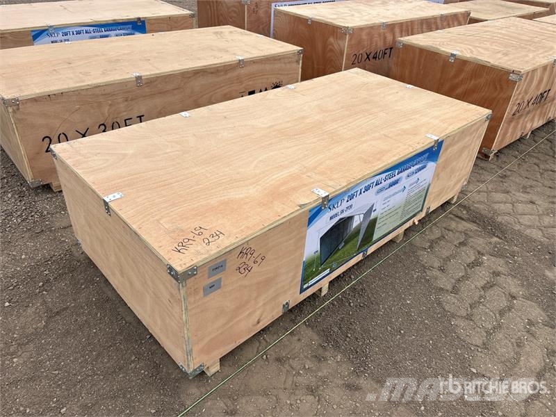  SKLP SK-ZP20 20 ft x 30 ft All-Steel Carport (Unus Stahlrahmenaufbauten