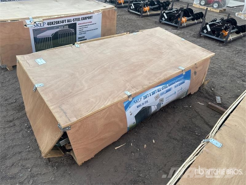  SKLP SK-ZP20 20 ft x 30 ft All-Steel Carport 鋼架建築