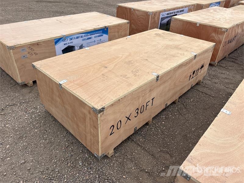  SKLP SK-ZP20 20 ft x 30 ft All-Steel Carport (Unus Stahlrahmenaufbauten