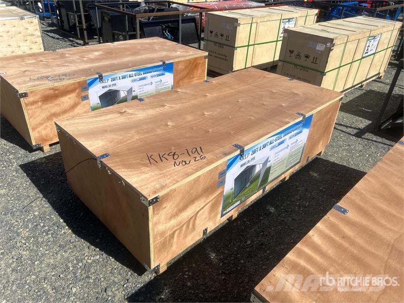 SKLP SK-ZP20 20 ft x 30 ft All-Steel Enclosed Carp Acélszerkezetes épületek