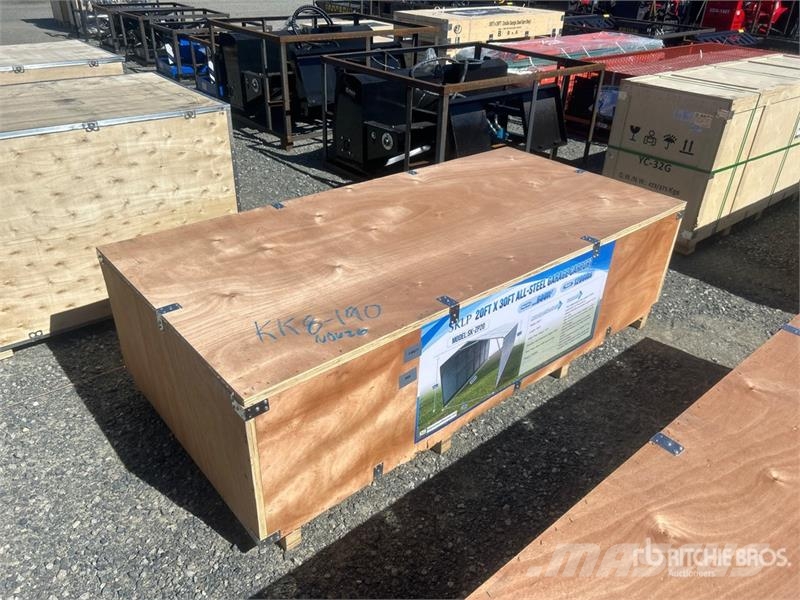 SKLP SK-ZP20 20 ft x 30 ft All-Steel Enclosed Carp Acélszerkezetes épületek