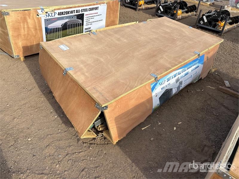 SKLP SK-ZP20 20 ft x 30 ft All-Steel Carport Teraskonstruktsiooniga ehitised