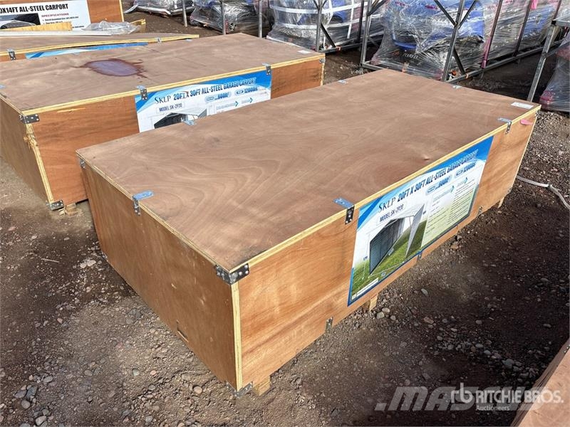 SKLP SK-ZP20 20 ft x 30 ft All-Steel Carport (Unus Teraskonstruktsiooniga ehitised