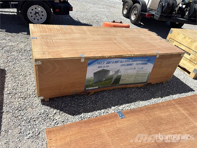 SKLP SK-ZP20 20 ft x 30 ft All-Steel Carport (Unus Teraskonstruktsiooniga ehitised