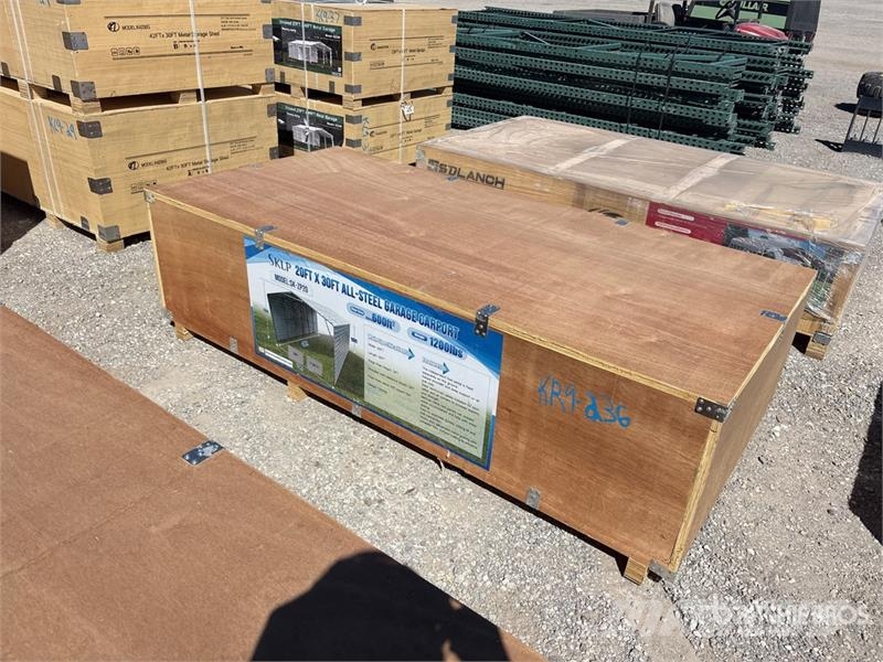  SKLP SK-ZP20 20 ft x 30 ft All-Steel Carport (Unus Teraskonstruktsiooniga ehitised