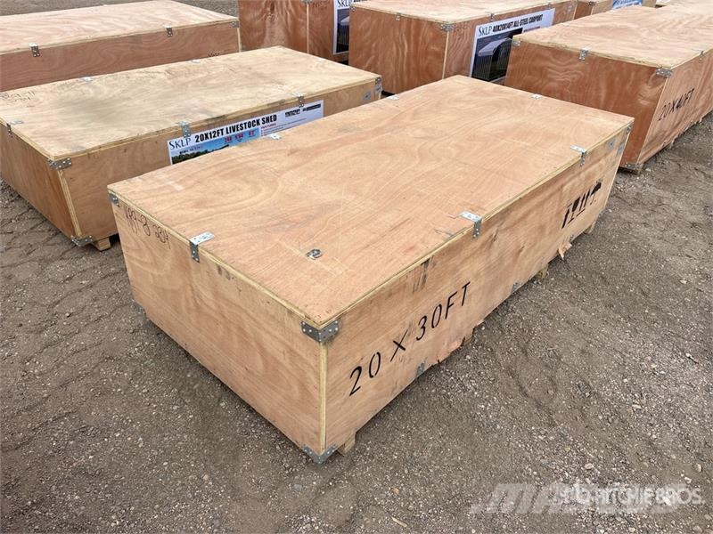  SKLP SK-ZP20 20 ft x 30 ft All-Steel Carport (Unus Stahlrahmenaufbauten